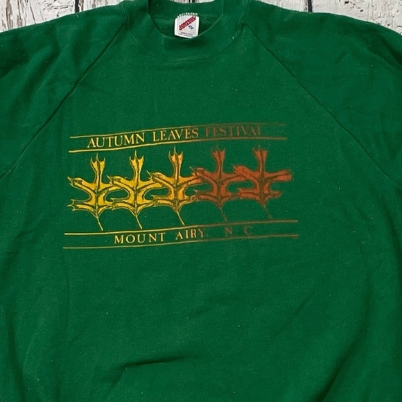 Vintage Mount Airy North Carolina Travel Destination 1980s Crewneck Sweatshirt - Picture 2 of 7
